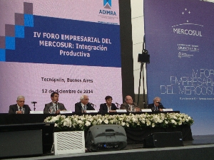 Disertaci�n del presidente de ADIMRA en el IV Foro Empresarial del MERCOSUR