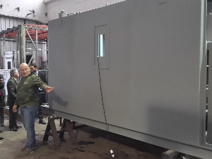 Producci�n del primer refugio para miner�a subterr�nea