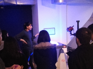 Visita de escuelas secundarias al CSI