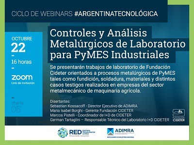 Controles y An�lisis Metal�rgicos de Laboratorio para PyMES Industriales
