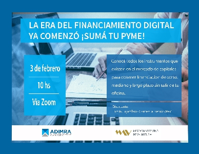 La era del financiamiento digital ya comenz� �Suma a tu Pyme!
