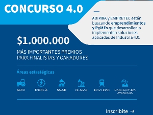 ADIMRA y EMPRETEC anuncian los finalistas del Concurso 4.0 para Pymes y Emprendimientos