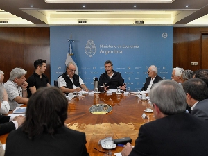 Reunión con el ministro de Economía, Sergio Massa