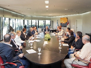 El gobernador de la prov. de C�rdoba recibi� al presidente de ADIMRA