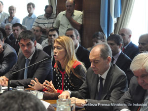 Sector ferroviario: reuni�n con la ministra Giorgi