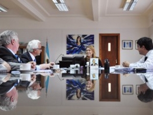 Debora Giorgi recibi� a las autoridades de ADIMRA