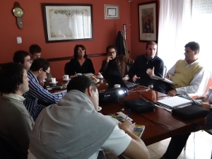 Importante reuni�n en Las Parejas