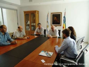 Reuni�n con el intendente de Balcarce